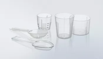 Messbecher und Messlöffel