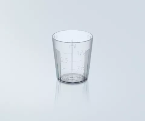 Messbecher und Messlöffel