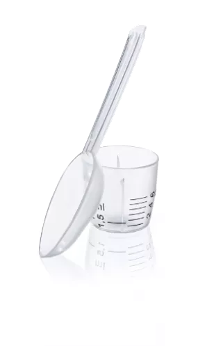 Messbecher und Messlöffel